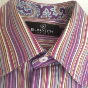 Bugatci Uomo multicolored, button down shirt.